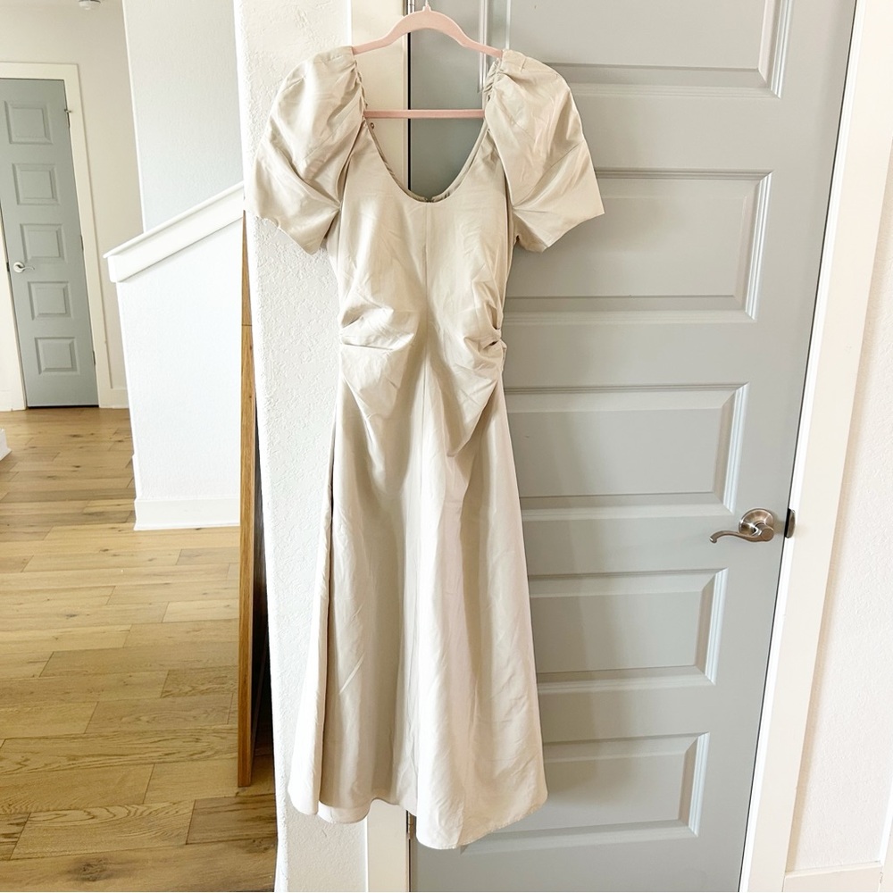 New Goop G Label Gwyn Gemma Midi Dress - Picture 7 of 10